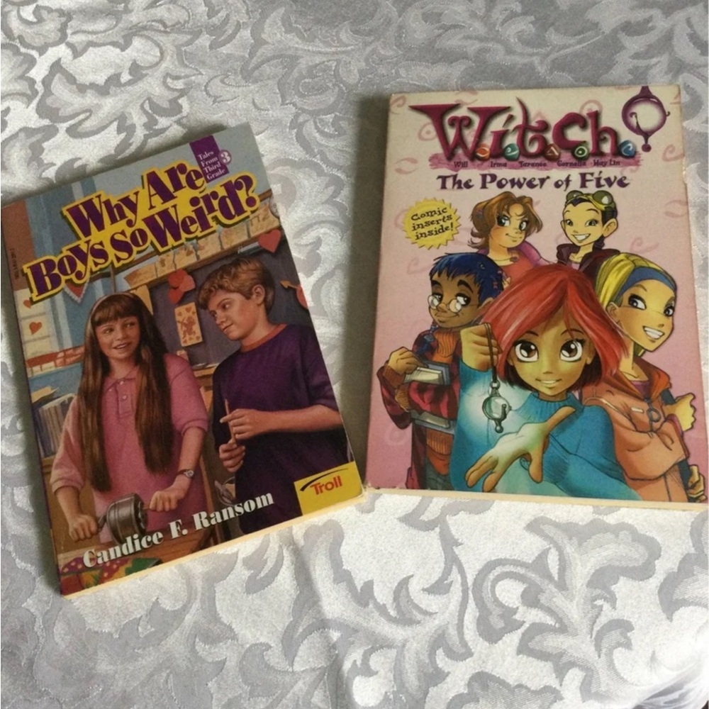 Kids Learning Books - Purple and Red